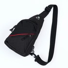 Рюкзак на одной лямке "Аdventure", черный - фото 4746811