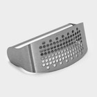 Пресс для чеснока Доляна Steel, 10×5 см, цвет серебряный - Фото 3