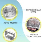 Пресс для чеснока Доляна Steel, 10×5 см, цвет серебряный - Фото 5