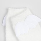 Носки махровые MINAKU с нашивкой, цвет белый, размер 36-39 (23-25 см) - Фото 2