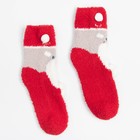 Носки новогодние махровые MINAKU Дедушка Мороз, р-р 36-39 (23-25 см) - фото 9644507