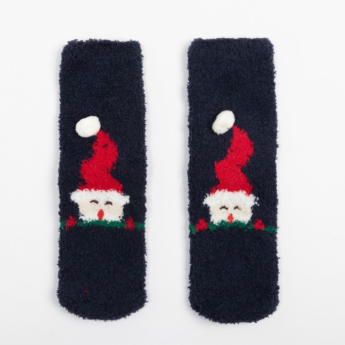 Носки новогодние махровые MINAKU «Новогодние», размер 36-39 (23-25 см) - Фото 1