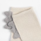 Носки детские махровые со стопперами MINAKU, цвет белый, размер 14-16 см - Фото 2
