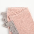 Носки детские махровые со стопперами MINAKU, цвет розовый, размер 14-16 см - Фото 2