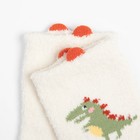 Носки детские махровые со стопперами MINAKU, цвет белый, размер 12-14 см - Фото 2