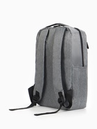 Рюкзак городской на молнии, с карманами, с USB, размер 29×11×39 см, серый - Фото 6