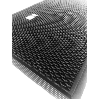 Коврик резиновый «СКРЭП-МАТ», 90х150 см, высота 1 см, цвет чёрный