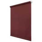 Рулонная штора «Шантунг», 40х175 см, цвет красный - Фото 1