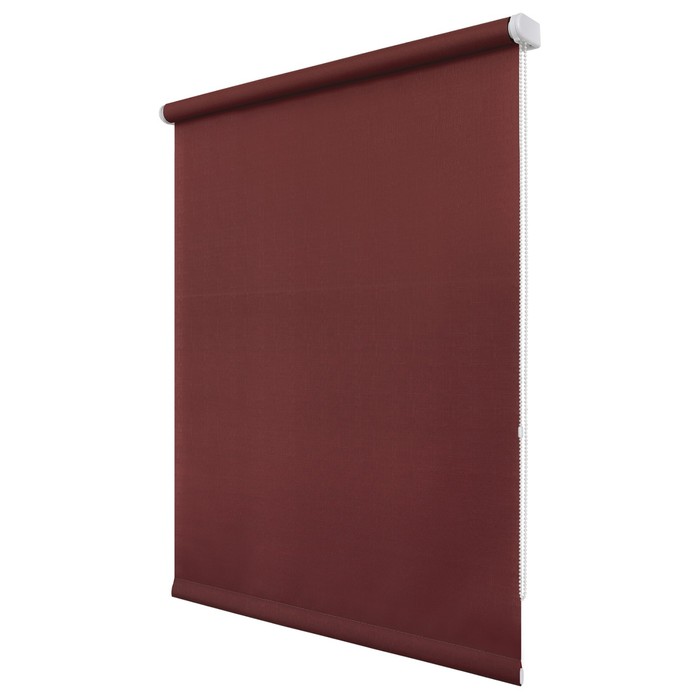 Рулонная штора «Шантунг», 90х175 см, цвет красный - Фото 1