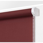 Рулонная штора «Шантунг», 140х175 см, цвет красный - Фото 5