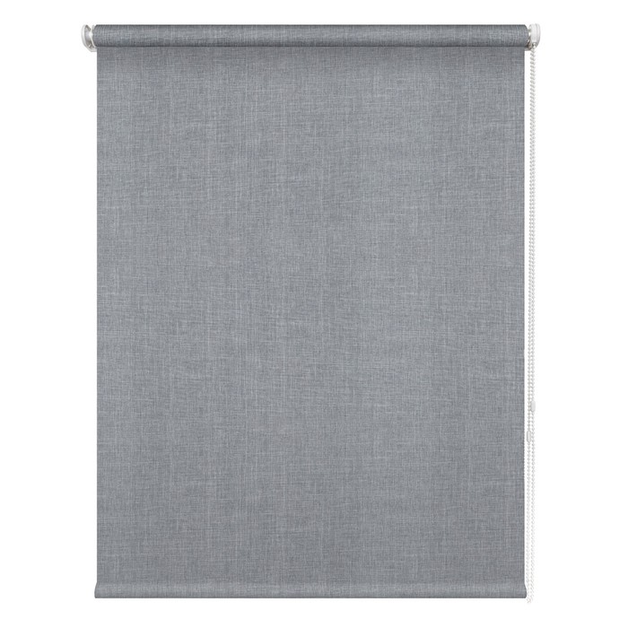 Рулонная штора «Микс», 90х175 см, цвет серый