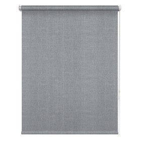 Рулонная штора «Микс», 140х175 см, цвет серый