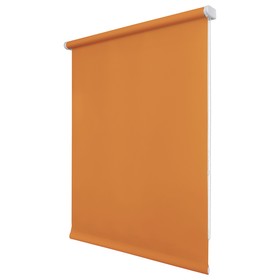 Рулонная штора «Плайн», 80х175 см, цвет оранжевый