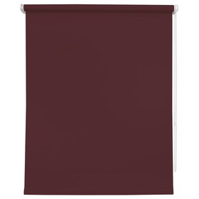 Рулонная штора «Плайн», 120х175 см, цвет бордовый