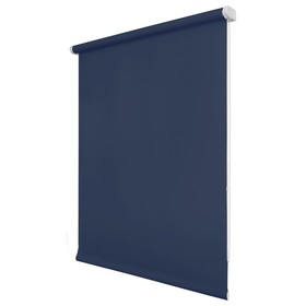 Рулонная штора «Плайн», 50х175 см, цвет синий