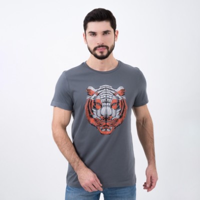 Футболка мужская, цвет тёмно-серый, размер 2XL