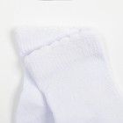 Носки детские, цвет белый, размер 8 - Фото 2