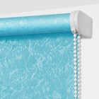 Рулонная штора «Фрост», 40х175 см, цвет голубой - Фото 3