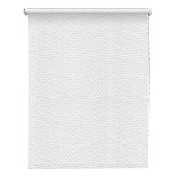 Рулонная штора «Руан», 40х175 см, цвет белый