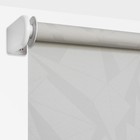 Рулонная штора «Грани», 40х175 см, цвет светло-серый - Фото 4