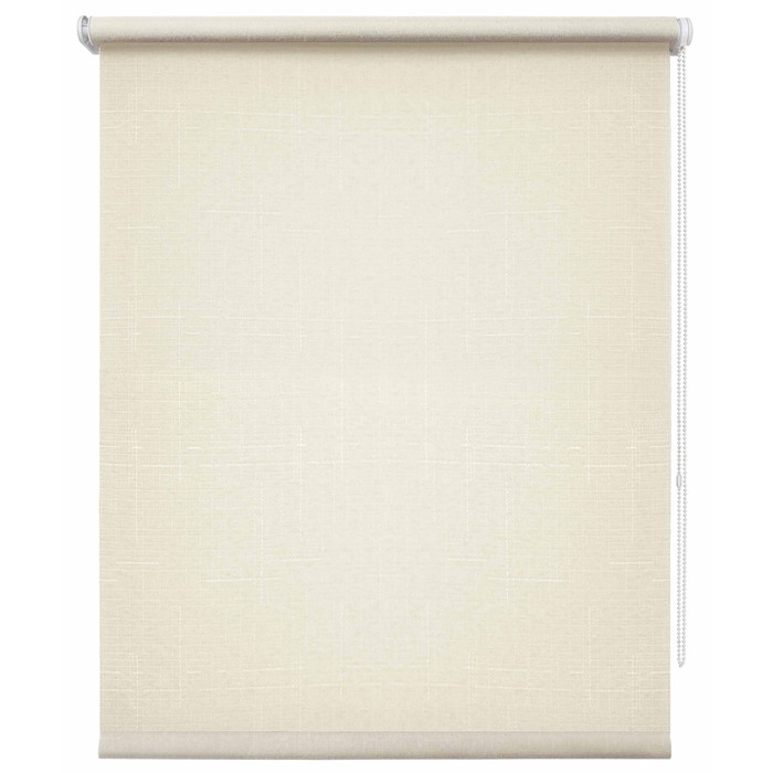 Рулонная штора «Шантунг», 85х175 см, цвет кремовый - Фото 1
