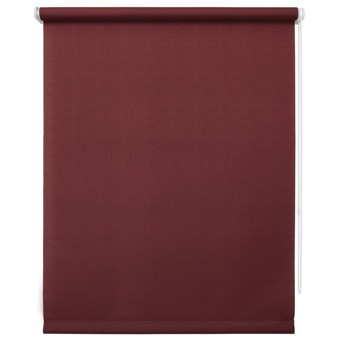 Рулонная штора «Шантунг», 61х175 см, цвет красный