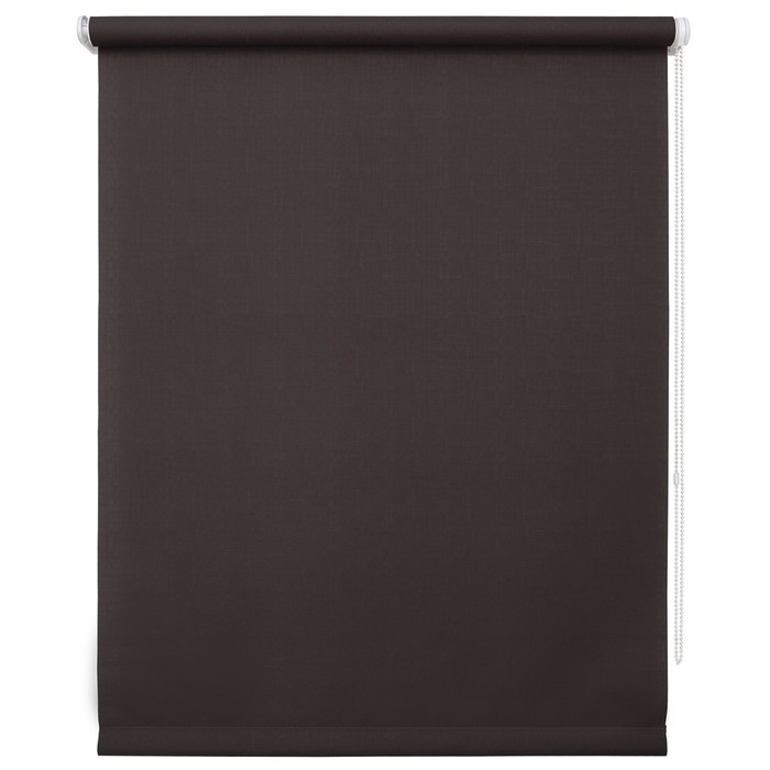 Рулонная штора «Шантунг», 85х175 см, цвет шоколад - Фото 1