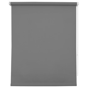 Рулонная штора «Плайн», 78х175 см, цвет графит