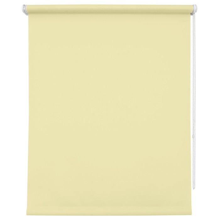 Рулонная штора «Плайн», 85х175 см, цвет кремовый - Фото 1