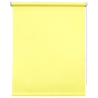 Рулонная штора «Плайн», 85х175 см, цвет светло-желтый - фото 298678665