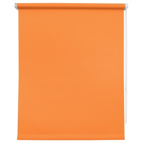 Рулонная штора «Плайн», 78х175 см, цвет оранжевый