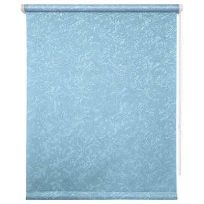 Рулонная штора «Фрост», 43х175 см, цвет голубой