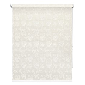 Рулонная штора «Тюильри», 57х175 см, цвет белый
