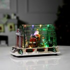 Фигура светодиодная "Новогодняя комната с Дедом Морозом" 23x14x15 см, USB, AAx3, МУЛЬТИ - фото 3775259