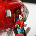 Светодиодная фигура «Вертолёт и Дед Мороз» 31.5 × 18 × 18 см, полистоун, батарейки ААх3 (не в комплекте), USB, свечение мульти - Фото 7