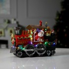 Фигура светодиодная "Поезд с Дедом Морозом" 26.5x12.5x19.5 см, USB, AAx3, МУЛЬТИ - фото 3775302