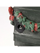 Светодиодная фигура «Паровоз с Дедом Морозом» 26.5×19.5×12.5 см, полистоун, батарейки ААх3 (не в комплекте), USB, свечение мульти - фото 119956577