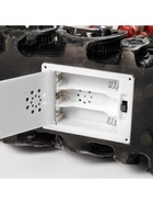 Светодиодная фигура «Паровоз с Дедом Морозом» 26.5×19.5×12.5 см, полистоун, батарейки ААх3 (не в комплекте), USB, свечение мульти - фото 119956576