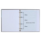 Тетрадь на кольцах Calligrata A5, 80 листов, в клетку, пластиковая обложка, блок офсет, оранжевая - Фото 4