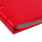 Тетрадь на кольцах A5 80 листов в клетку Calligrata Красная, пластиковая обложка, блок офсет МИКС (2 цвета) - Фото 10