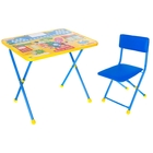Комплект детской мебели «Фиксики. Азбука» складной, цвет синий - Фото 1