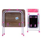 Комплект детской мебели «Фиксики. Знайка» складной, цвет розовый - Фото 8