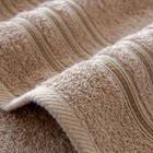 Полотенце махровое Самойловский Текстиль «Верона», 420 гр, размер 70x140 см, цвет мокко - Фото 3