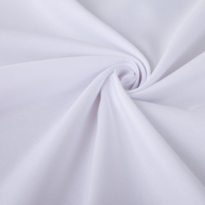 Скатерть однотонная «Доляна» Patterns, d=200, белая