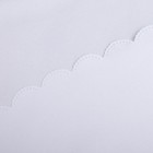 Скатерть однотонная «Доляна» Patterns, d=200, белая - Фото 3