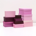 Набор подарочных коробок 10 в 1 «Лаванда», 30.5×20×13 - 12×6.5×4 см - Фото 2