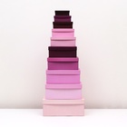 Набор подарочных коробок 10 в 1 «Лаванда», 30.5×20×13 - 12×6.5×4 см - Фото 3