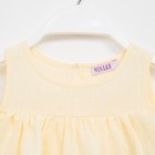 Платье для девочки MINAKU: Cotton Collection цвет желтый, рост 110 - Фото 8