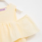 Платье для девочки MINAKU: Cotton Collection цвет желтый, рост 110 - Фото 9