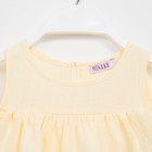 Платье для девочки MINAKU: Cotton Collection жёлтое, рост 134 см 7755825 - фото 14027907